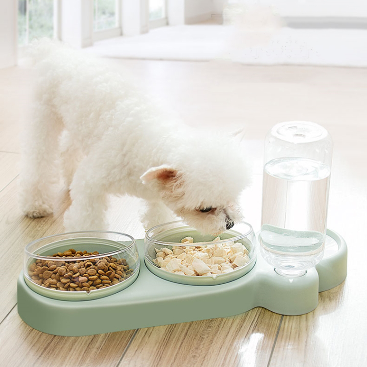Three-bowl-Design-Pet-Feeder-Dry-and-Wet-Separation-15-Degree-Tilt-Automatic-Anti-wetting-Large-Capa-1852271-15