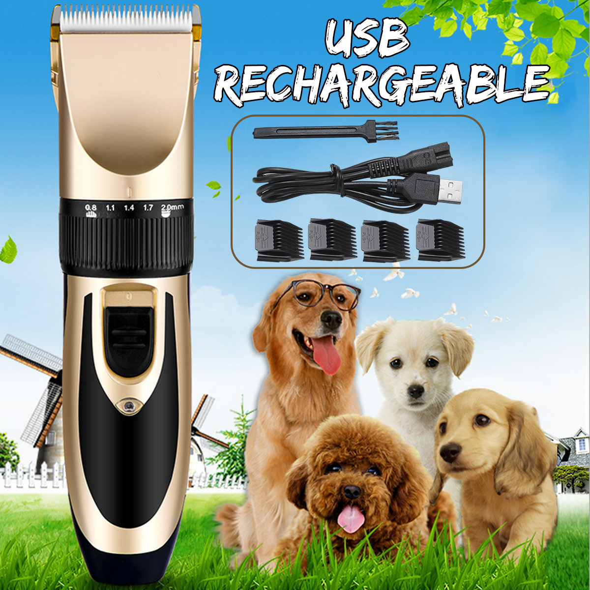 USB-Rechargeable-Pet-Hair-Clipper-Cat-Dog-Trimmer-Kit-Pet-Grooming-Scissor-Portable-Puppy-Accessorie-1423805-1
