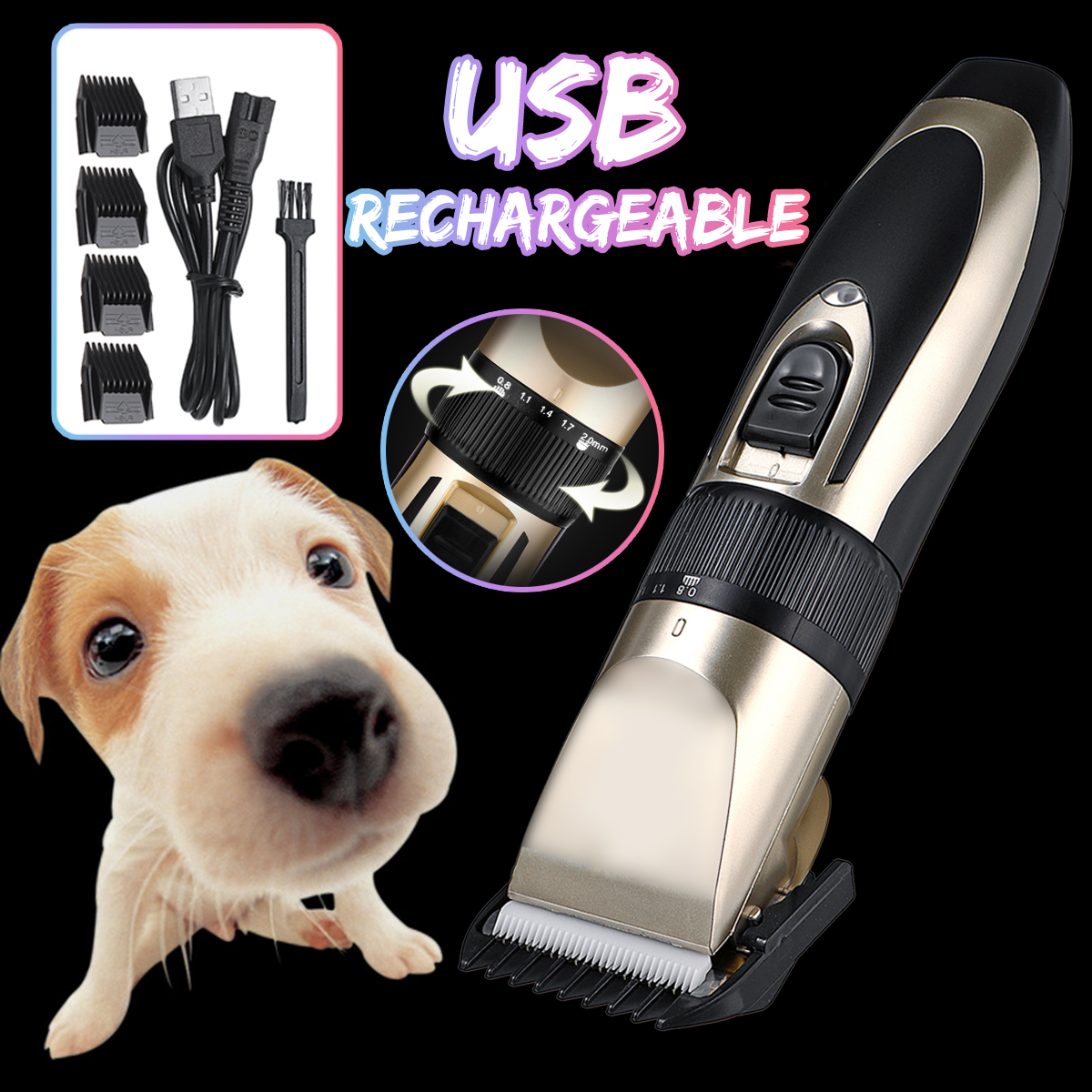 USB-Rechargeable-Pet-Hair-Clipper-Cat-Dog-Trimmer-Kit-Pet-Grooming-Scissor-Portable-Puppy-Accessorie-1423805-3