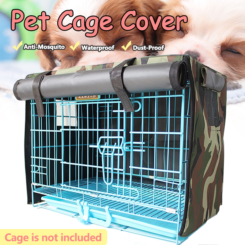 Waterproof-Windproof-Dust-Proof-Crate-Cover-SMLXL-Pet-Bed-Dog-Kennel-Anti-Mosquito-Flying-Insects-Ne-1643254-1