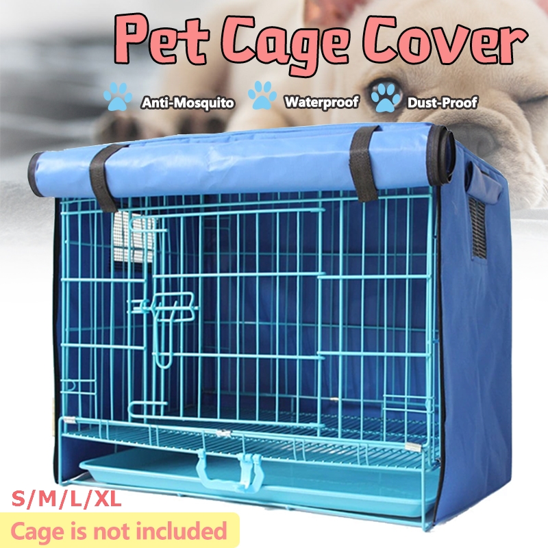 Waterproof-Windproof-Dust-Proof-Crate-Cover-SMLXL-Pet-Bed-Dog-Kennel-Anti-Mosquito-Flying-Insects-Ne-1643254-6