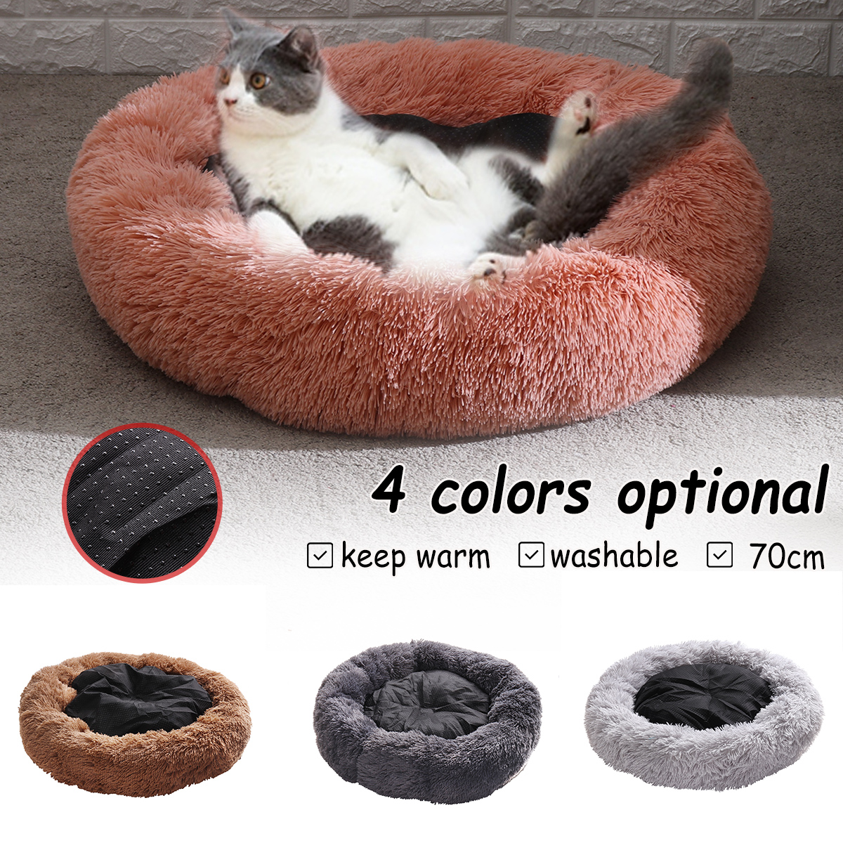 Winter-Washable-Round-Soft-Pet-Dog-Cat-Warm-Mat-Sleeping-Bed-Mat-1596880-1