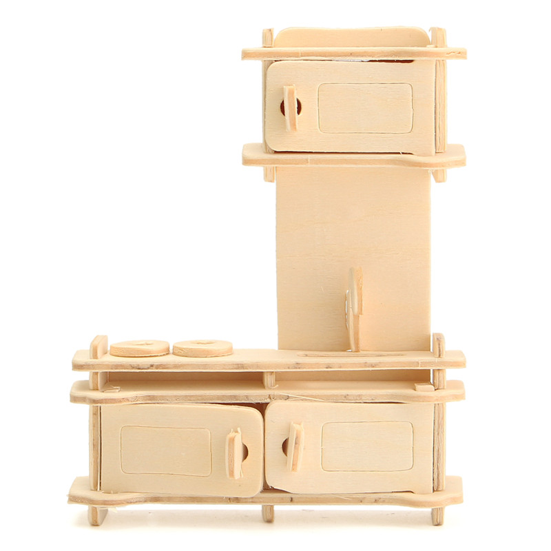 34-Pcs-3D-DIY-Wooden-Miniature-Dollhouse-Furniture-Model-Unpainted-Suite-Toys-1122662-6