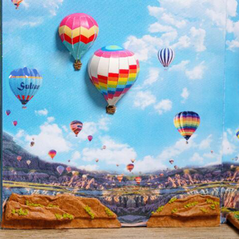 CUTE-ROOM-Hot-Air-Balloon-Theme-DIY-Assembled-Doll-House-for-Children-Toys-1741037-9