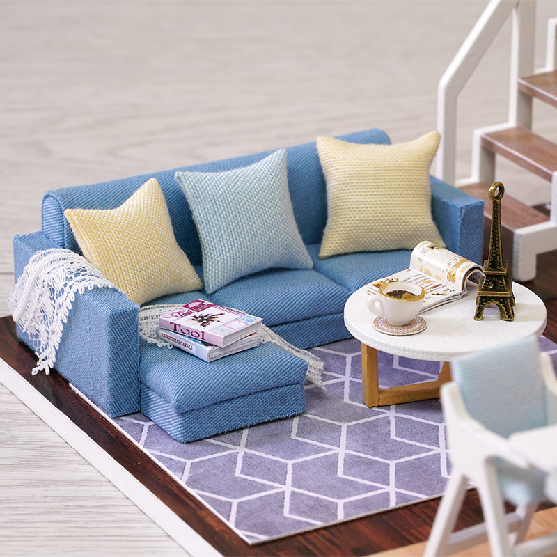 CuteRoom-L-023-Blue-Time--DIY-House-With-Furniture-Music-Light-Cover-Miniature-Model-Gift-Decor-1249381-11