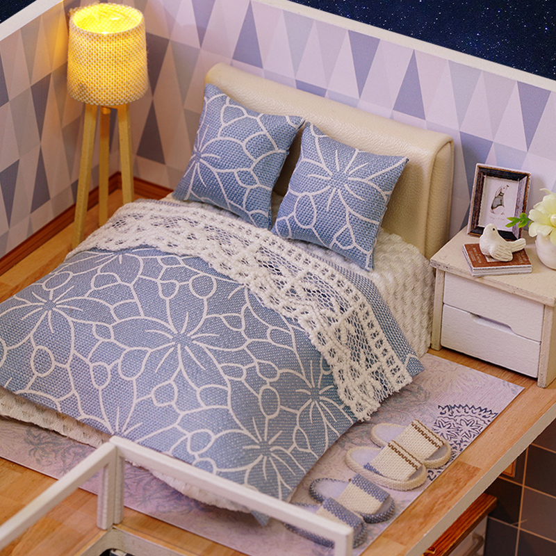 CuteRoom-L-023-Blue-Time--DIY-House-With-Furniture-Music-Light-Cover-Miniature-Model-Gift-Decor-1249381-12