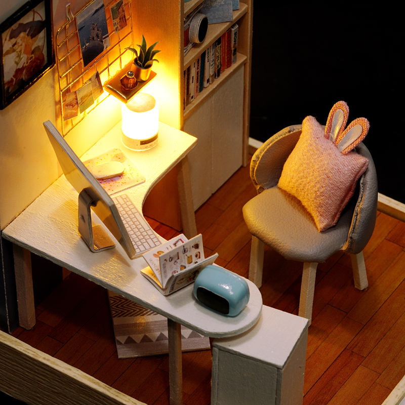 Cuteroom-Corner-of-Happiness-DIY-Cabin-Happiness-One-Pavilion-Series-Doll-House-With-Dust-Cover-1560841-11