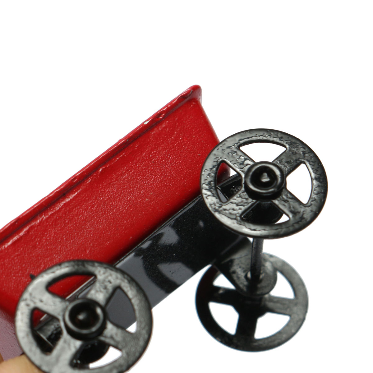 Dollhouse-Metal-Miniature-Toy-Red-Small-Pulling-Cart-Garden-Furniture-Accessories-1016288-4