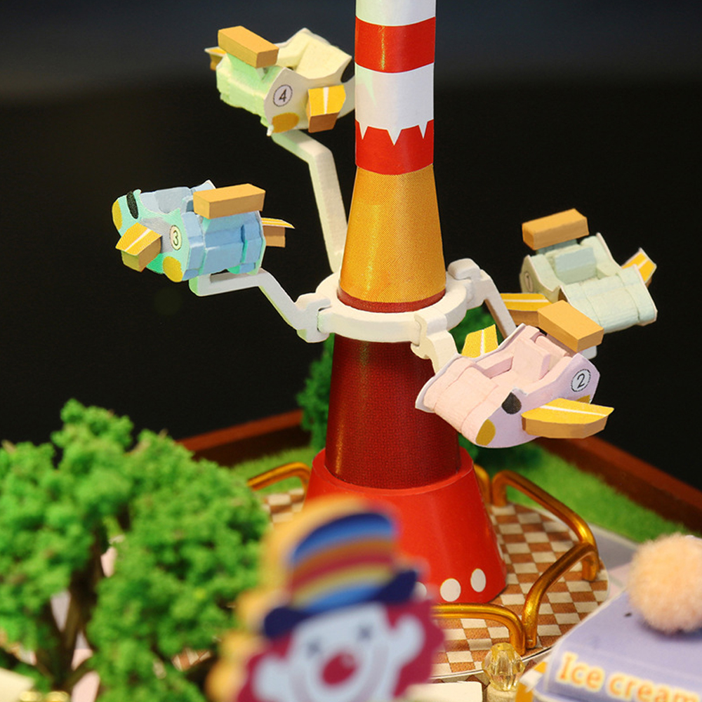 Hongda-S2131Z-Ferris-Wheel-Amusement-Park-DIY-3D-Hand-assembled-Doll-House-Miniature-Furniture-Kit-w-1860728-4
