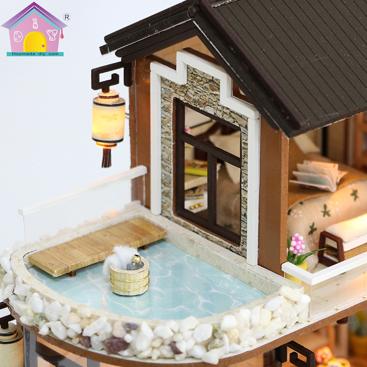 Hoomeda-13848-DIY-Doll-House-Dream-In-Ancient-Town-With-Cover-Music-Movement-Gift-Decor-Toys-1445985-6