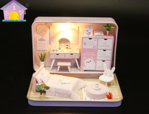 Hoomeda-DIY-Doll-House-Romantic-Theater-Kid-Girl-Gift-S932-1651368-9
