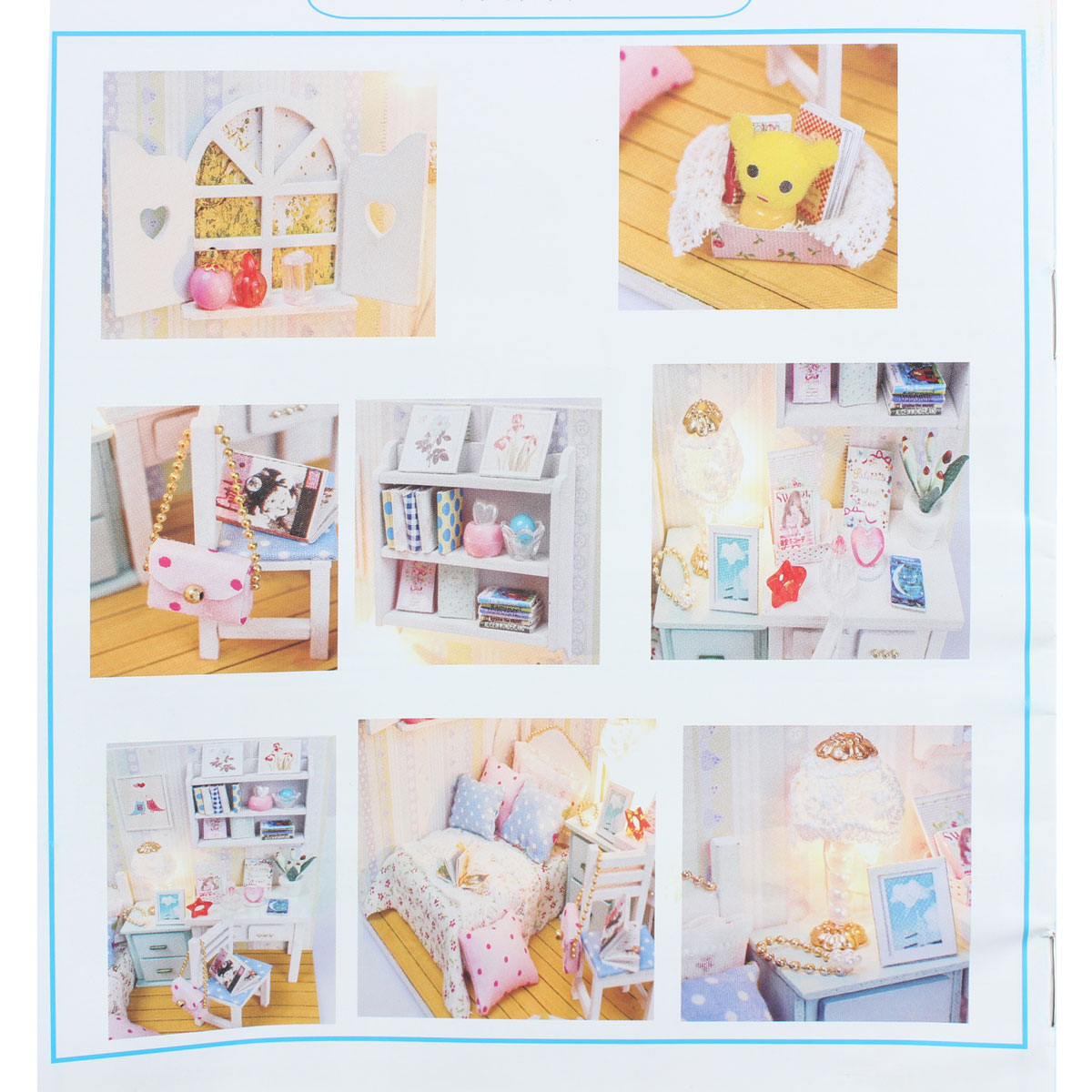 Hoomeda-DIY-Wood-Dollhouse-Miniature-With-LED-Furniture-Cover-Doll-House-Room-1019741-3