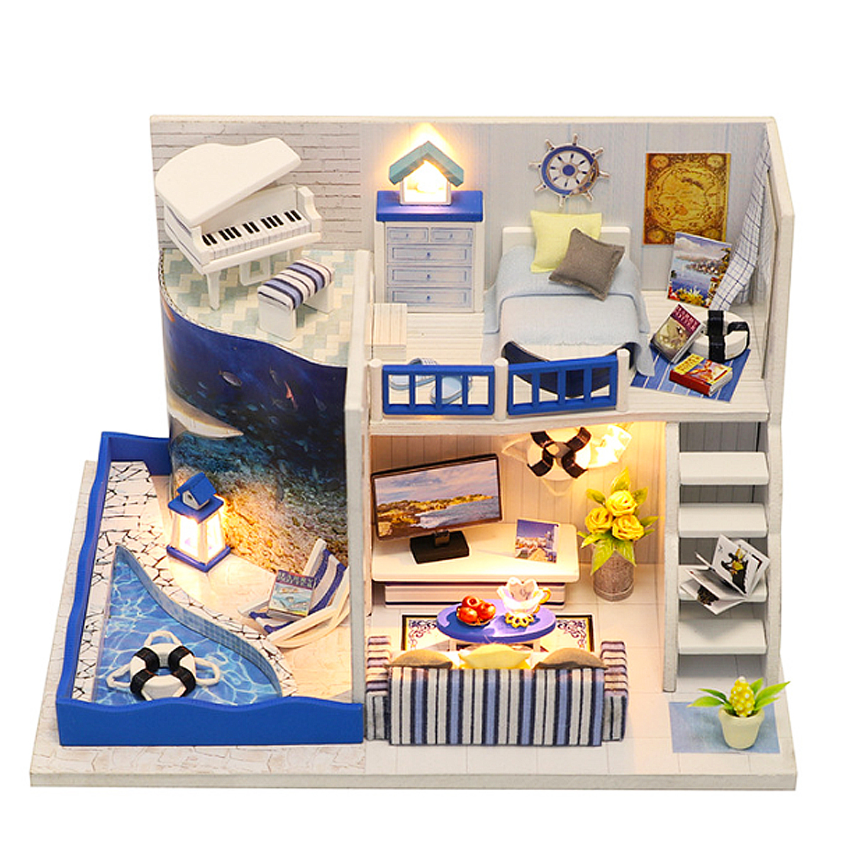 Hoomeda-M040-Miniature-Diy-Puzzle-Villa-Dollhouse-Wooden-Building-Doll-House-Toys-Birthday-Gifts-1447650-2