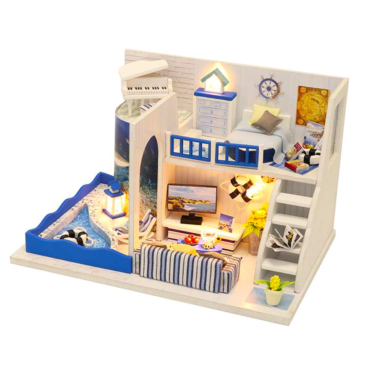 Hoomeda-M040-Miniature-Diy-Puzzle-Villa-Dollhouse-Wooden-Building-Doll-House-Toys-Birthday-Gifts-1447650-5