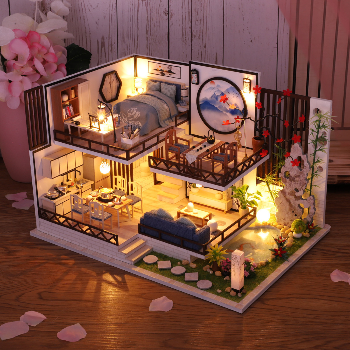 M-029-Chinese-Style-Wooden-DIY-Handmade-Assemble-Doll-House-Miniature-Furniture-Kit-with-LED-Effect--1838455-4