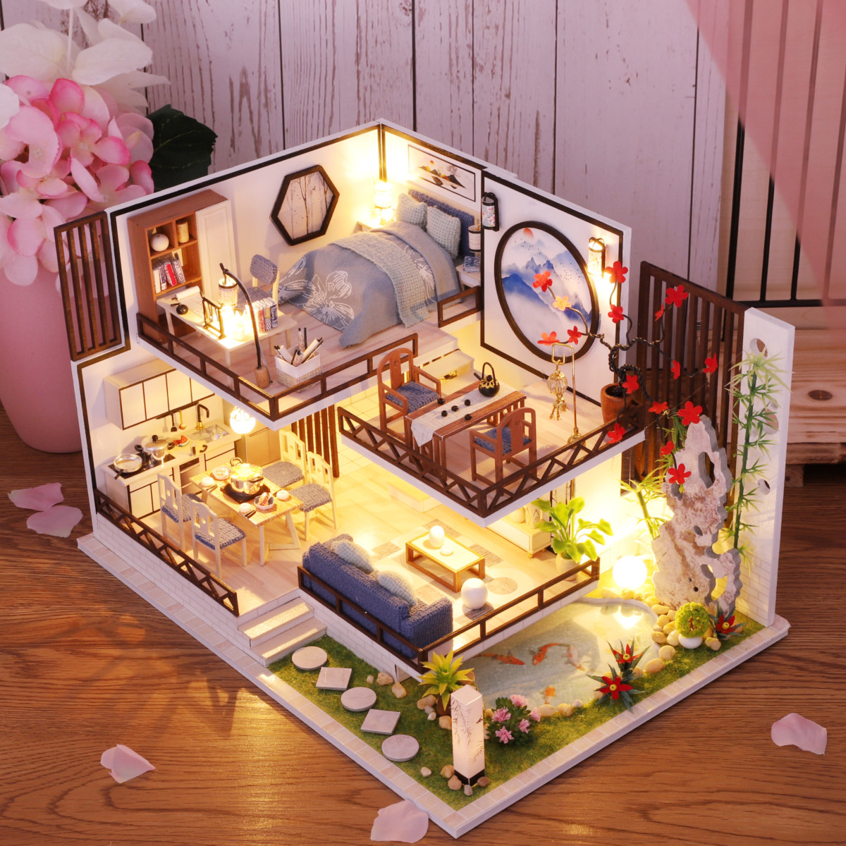 M-029-Chinese-Style-Wooden-DIY-Handmade-Assemble-Doll-House-Miniature-Furniture-Kit-with-LED-Effect--1838455-5