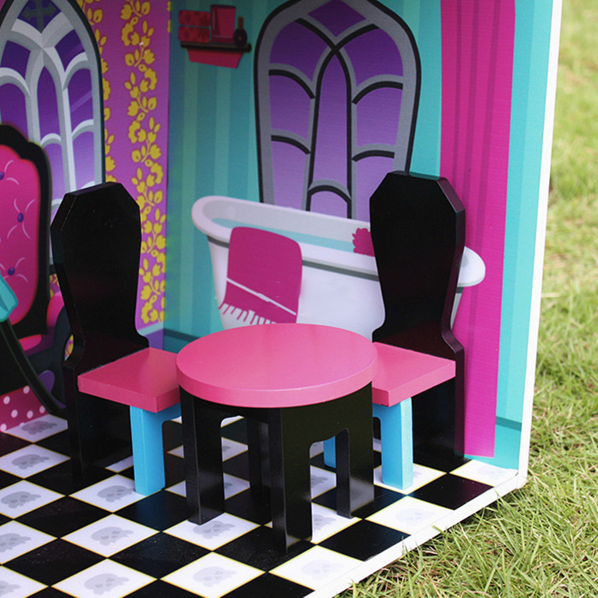 Purple-Villa-DIY-Wood-Big-Doll-House-Dream-Light-Miniature-Furniture-Kits-Big-Kid-Gift-1467953-3