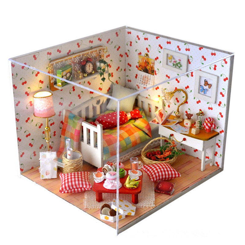 T-Yu-TY12-Autumn-Fruit-House-DIY-Dollhouse-With-Cover-Light-Gift-Collection-Decor-Toy-1260495-4
