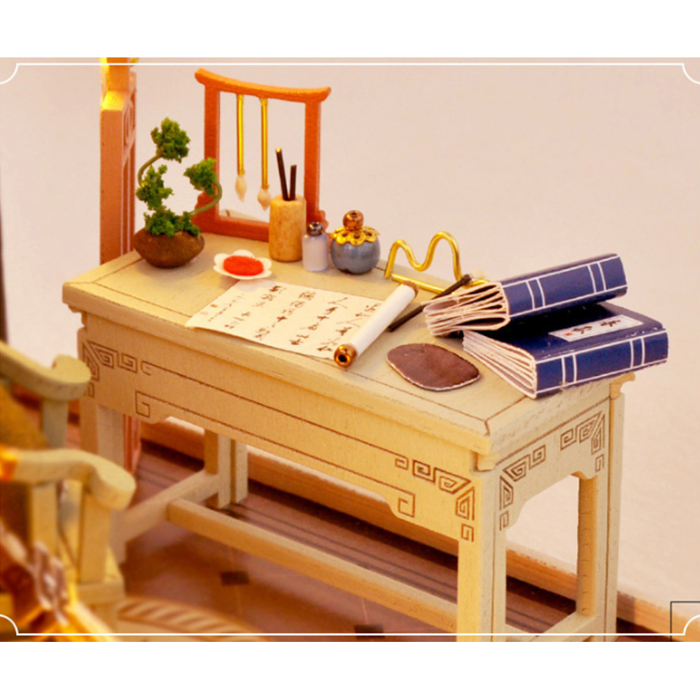 TIANYU-DIY-Doll-House-TW37-Ink-Color-Collection-of-Qingdai-Creative-Antiquity-Scene-Handmade-Small-H-1710764-5