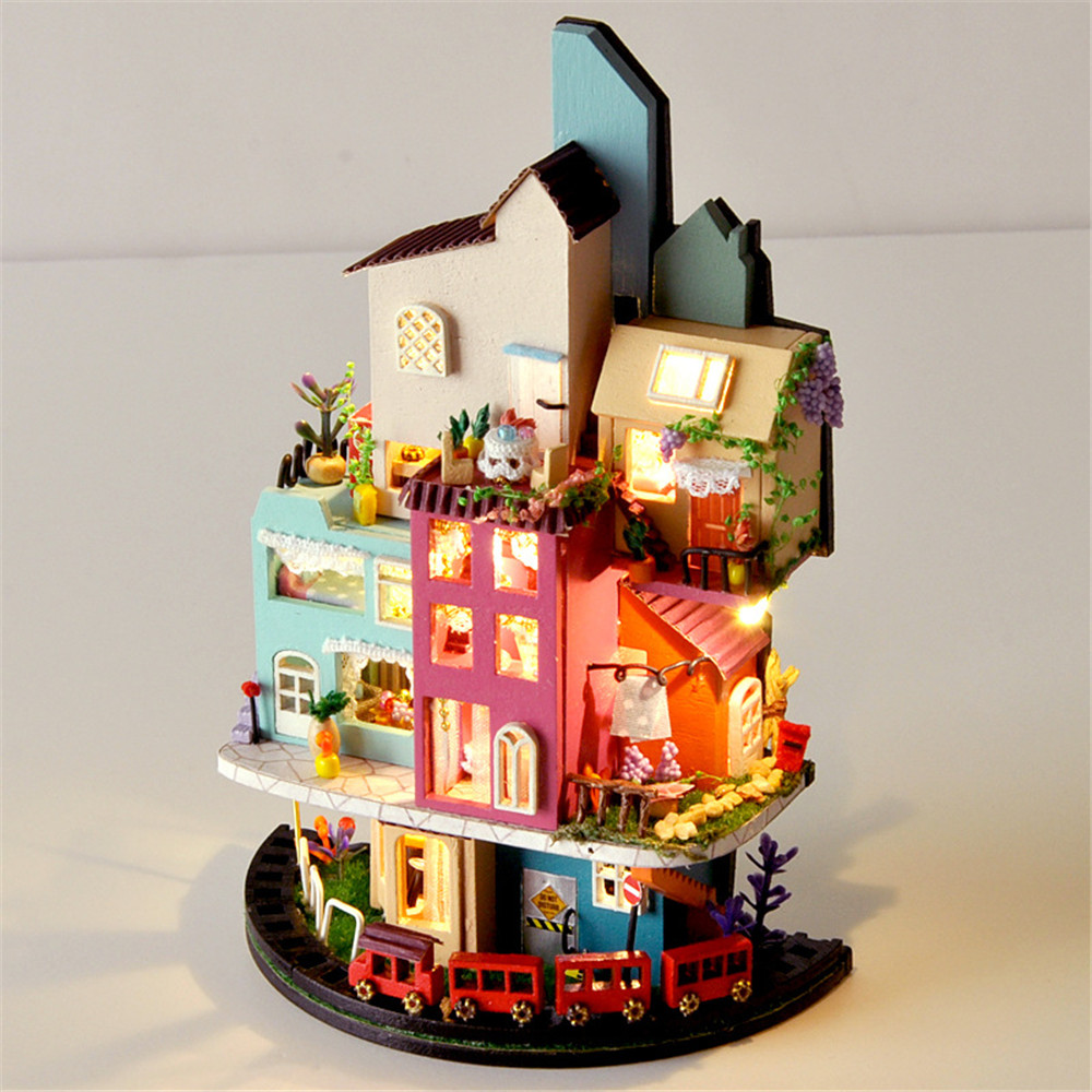TIANYU-TC2-Cloud-Town-DIY-House-Cloud-House-Candy-Color-Town-Art-House-Creative-Gift-With-Dust-Cover-1792730-4
