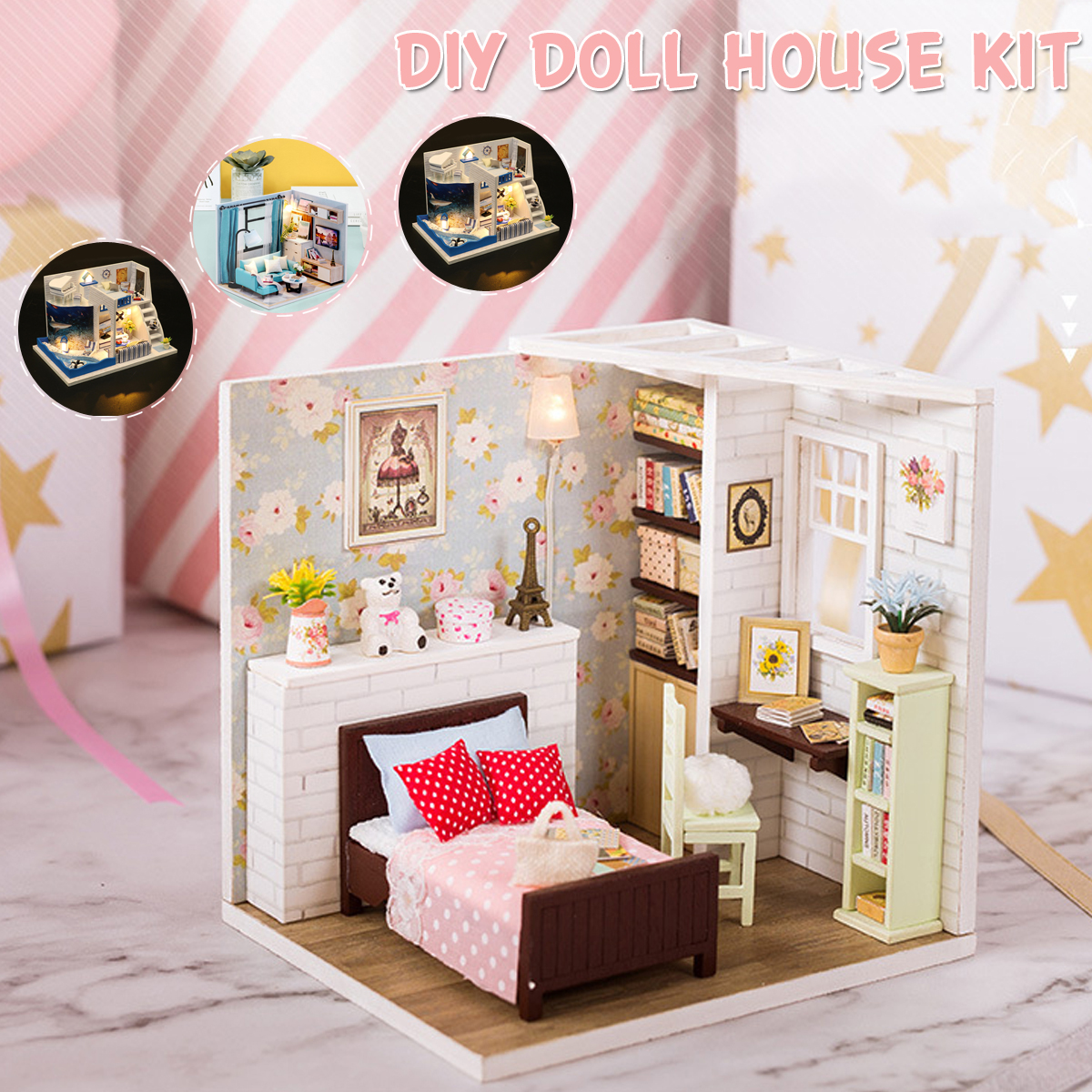 Wooden-3D-DIY-Handmade-Assemble-Doll-House-Miniature-Kit-with-Furniture-LED-Light-Education-Toy-for--1731374-1