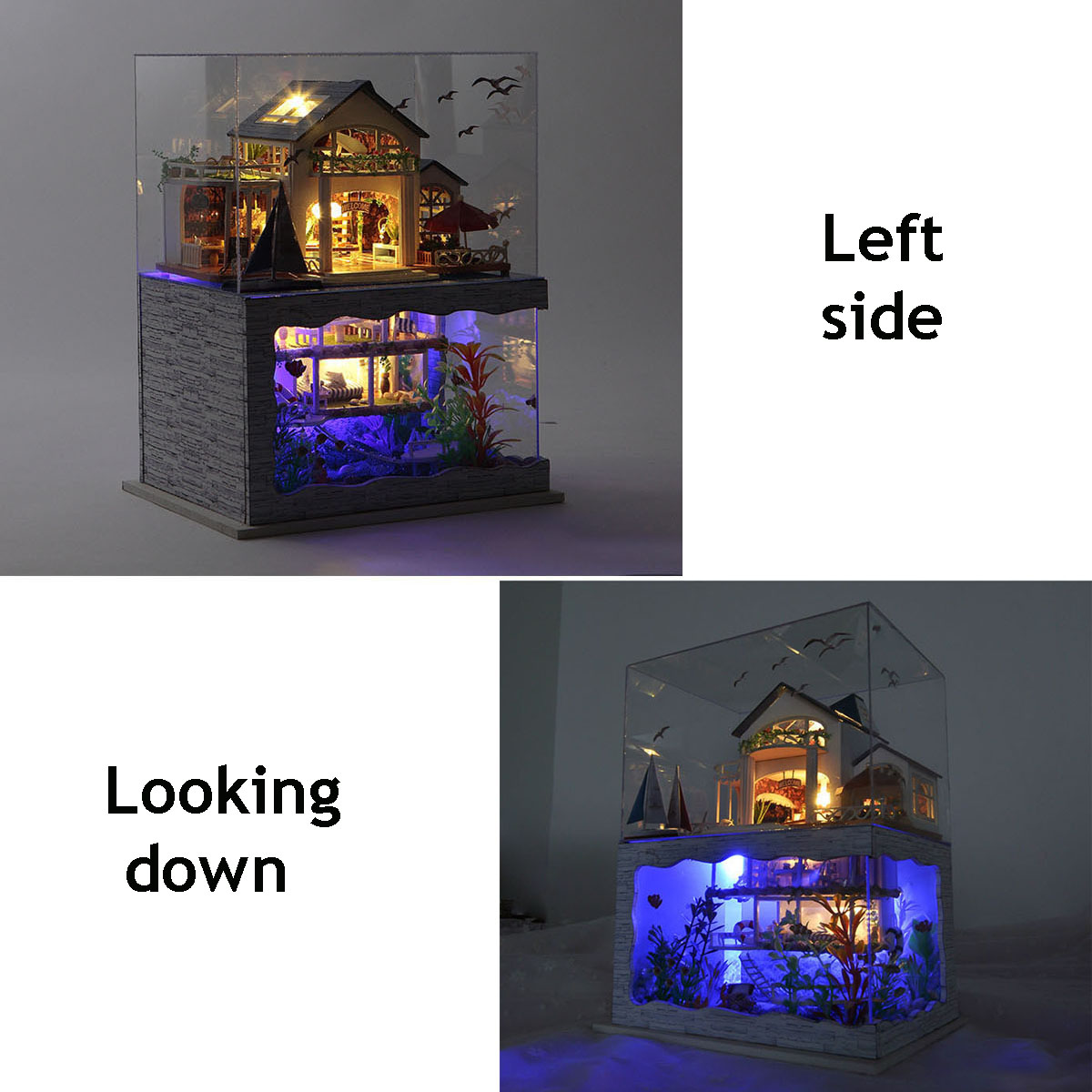 Wooden-DIY-Handmade-Assemble-Double-Layer-Beautiful-View-Doll-House-Miniature-Furniture-Kit-Educatio-1751562-8