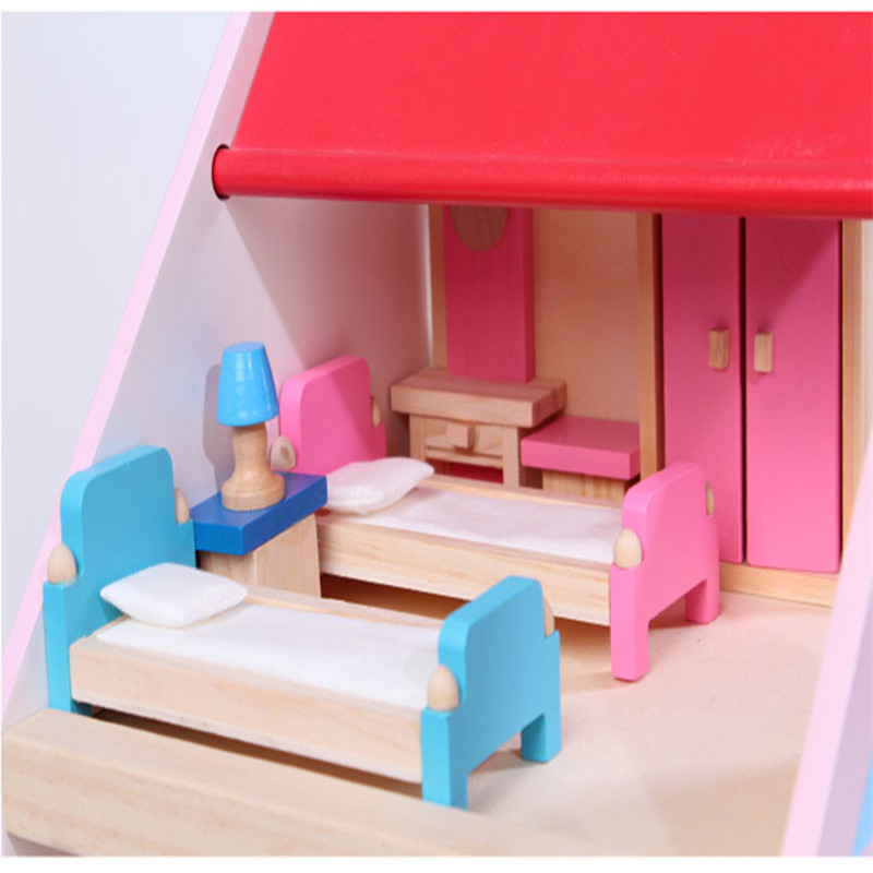 Wooden-Delicate-Dollhouse-With-All-Furniture-Miniature-Toys-For-Kids-Children-Pretend-Play-1414134-3
