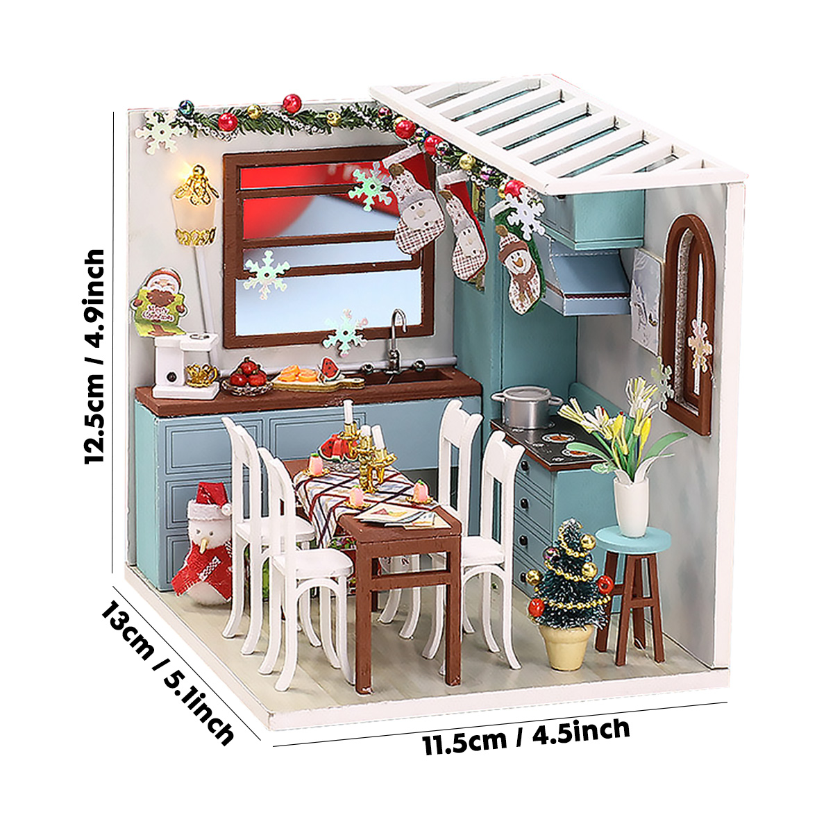 Wooden-Dining-Room-DIY-Handmade-Assemble-Doll-House-Miniature-Furniture-Kit-Education-Toy-with-LED-L-1737848-11