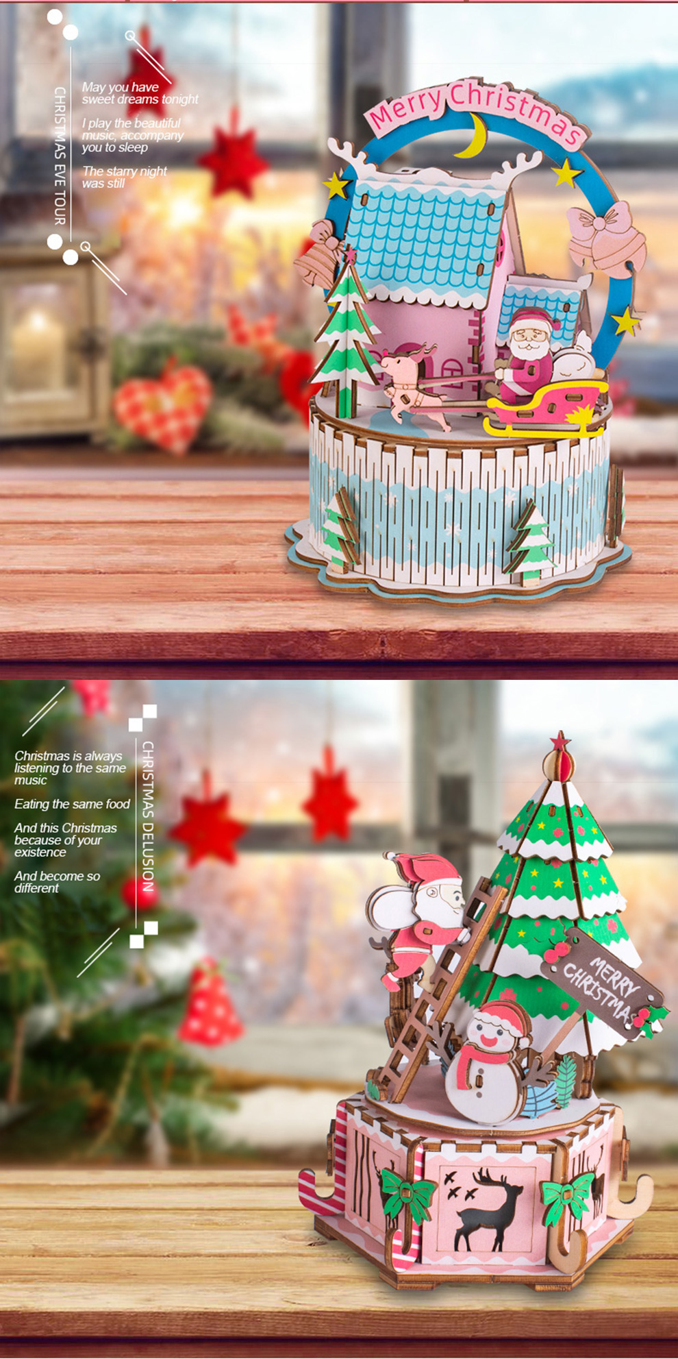 iiecreate-DIY-Assembled-Christmas-Eve-and-Thanksgiving-Christmas-Music-Box-Doll-House-Model-Toy-1598662-4