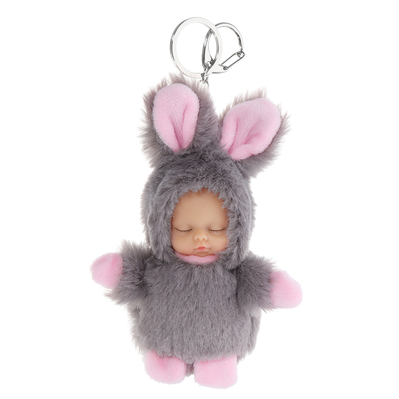 10CM-Cute-Rabbit-Ball-Pendant-Plush-Doll-Key-Ring-BagCar-Pendant-Accessories-Toy-1253523-4