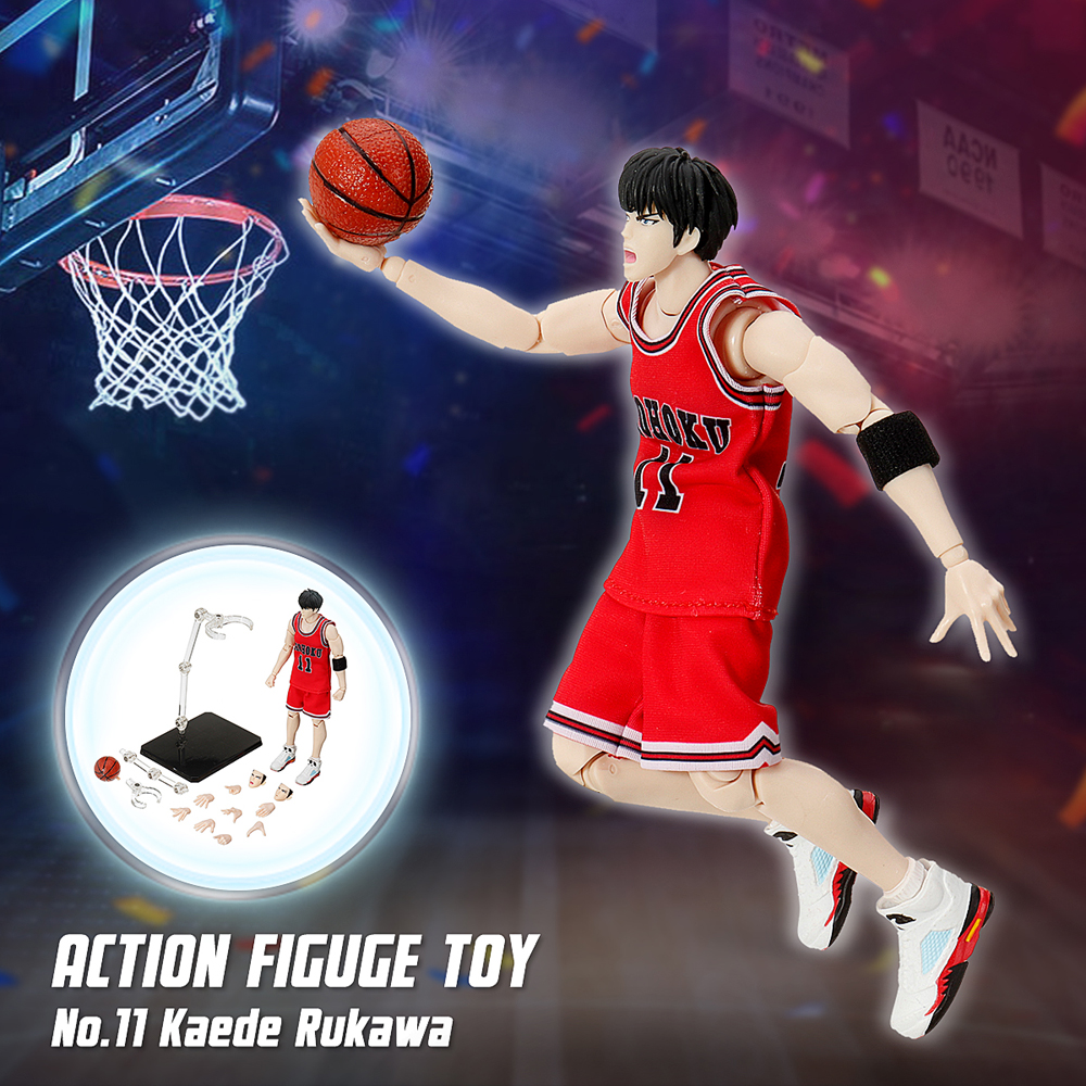 110-Model-NO-11-Kaede-Rukawa-White-Jersey-Action-Figure-Toy-Collection-1559450-1