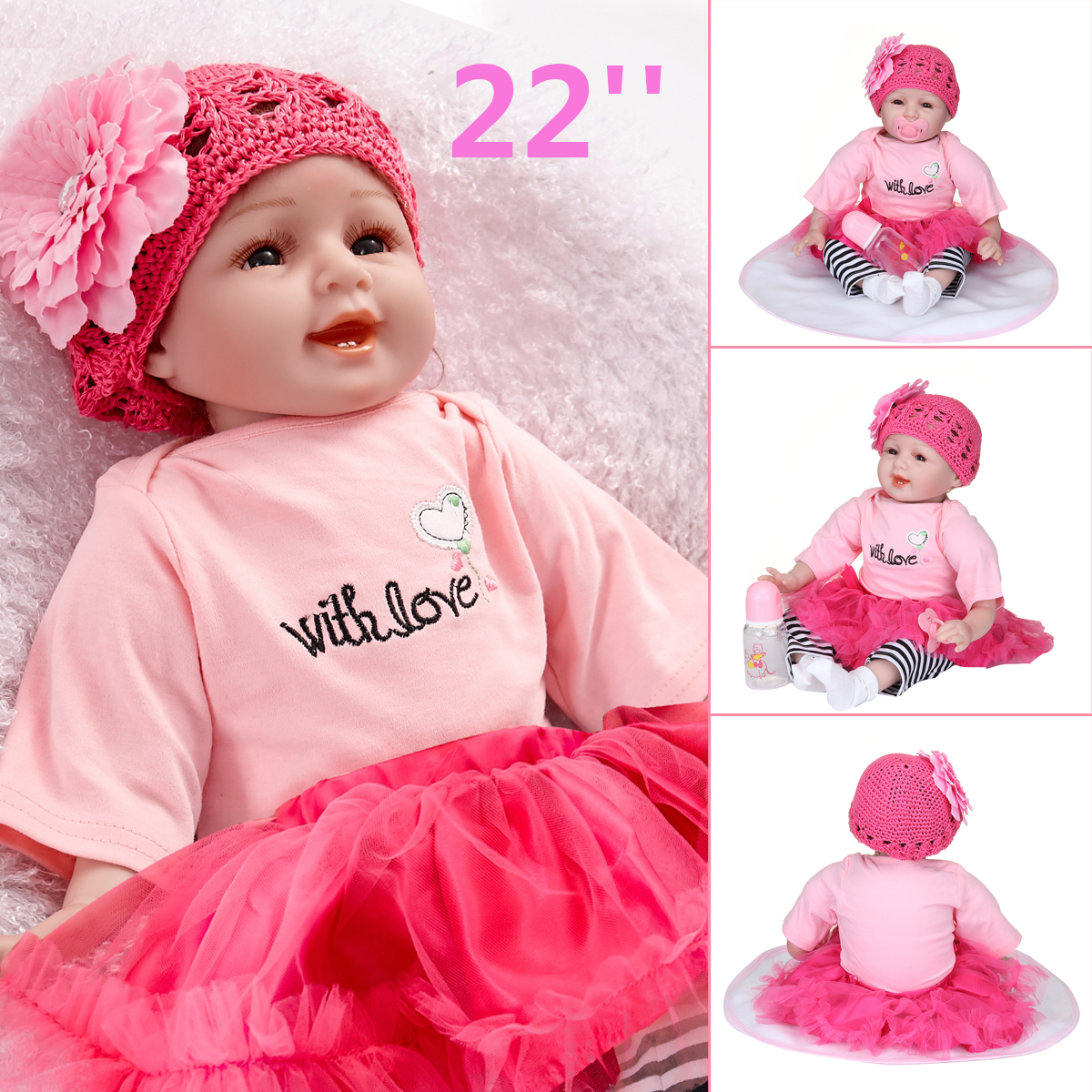 22inch-Silicone-Reborn-Baby-Dolls-Girl-Lifelike-Baby-Newborn-Doll-Handmade-Gift-1260064-8