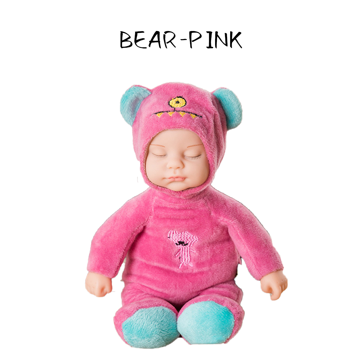 23CM-Soft-Silicone-Vinyl-Lifelike-Realistic-Reborn-Cute-Bear-Rabbit-Doll-Toy-with-Clothes-1722622-5