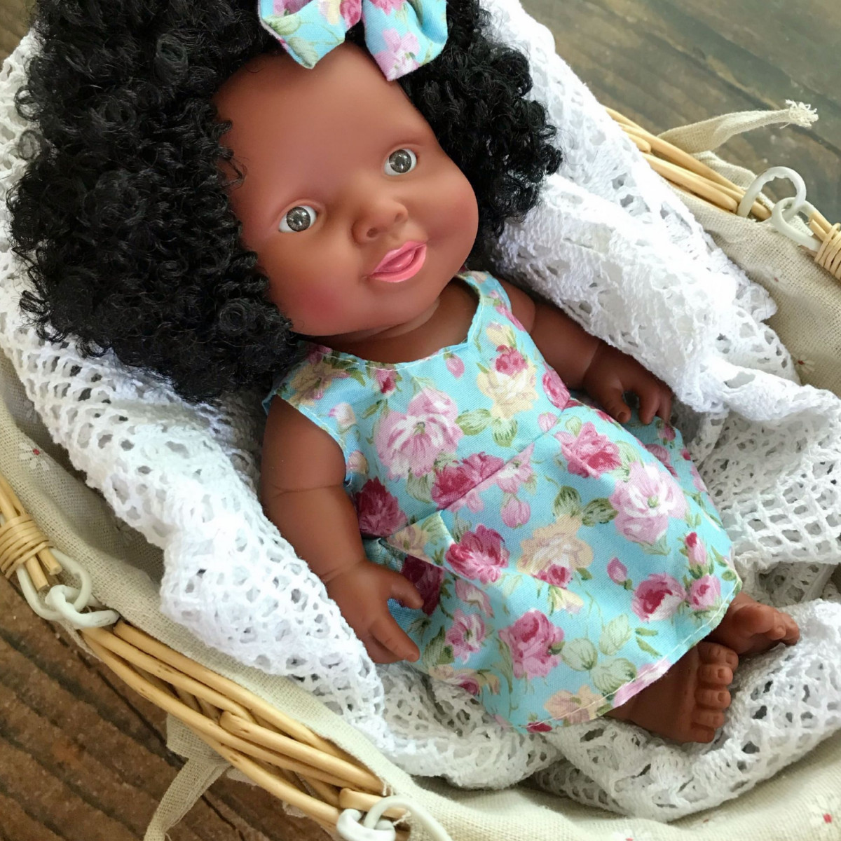 25CM-Cute-Soft-Silicone-Joint-Movable-Lifelike-Realistic-African-Black-Reborn-Baby-Doll-for-Kids-Gif-1733542-9