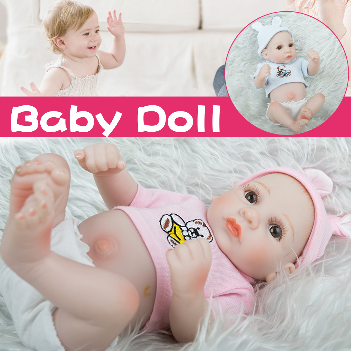 28CM-Silicone-Realistic-Sleeping-Reborns-Lifelike-Newborn-Baby-Doll-Toy-with-Moveable-Head-Arms-And--1817558-1