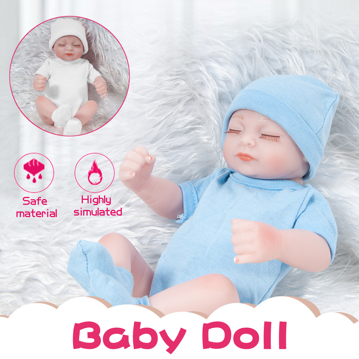 28CM-Soft-Silicone-Realistic-Sleeping-Reborns-Lifelikes-Newborns-Baby-Doll-Toy-with-Moveable-Head-Ar-1891375-2