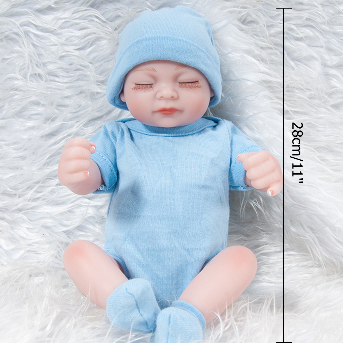 28CM-Soft-Silicone-Realistic-Sleeping-Reborns-Lifelikes-Newborns-Baby-Doll-Toy-with-Moveable-Head-Ar-1891375-12