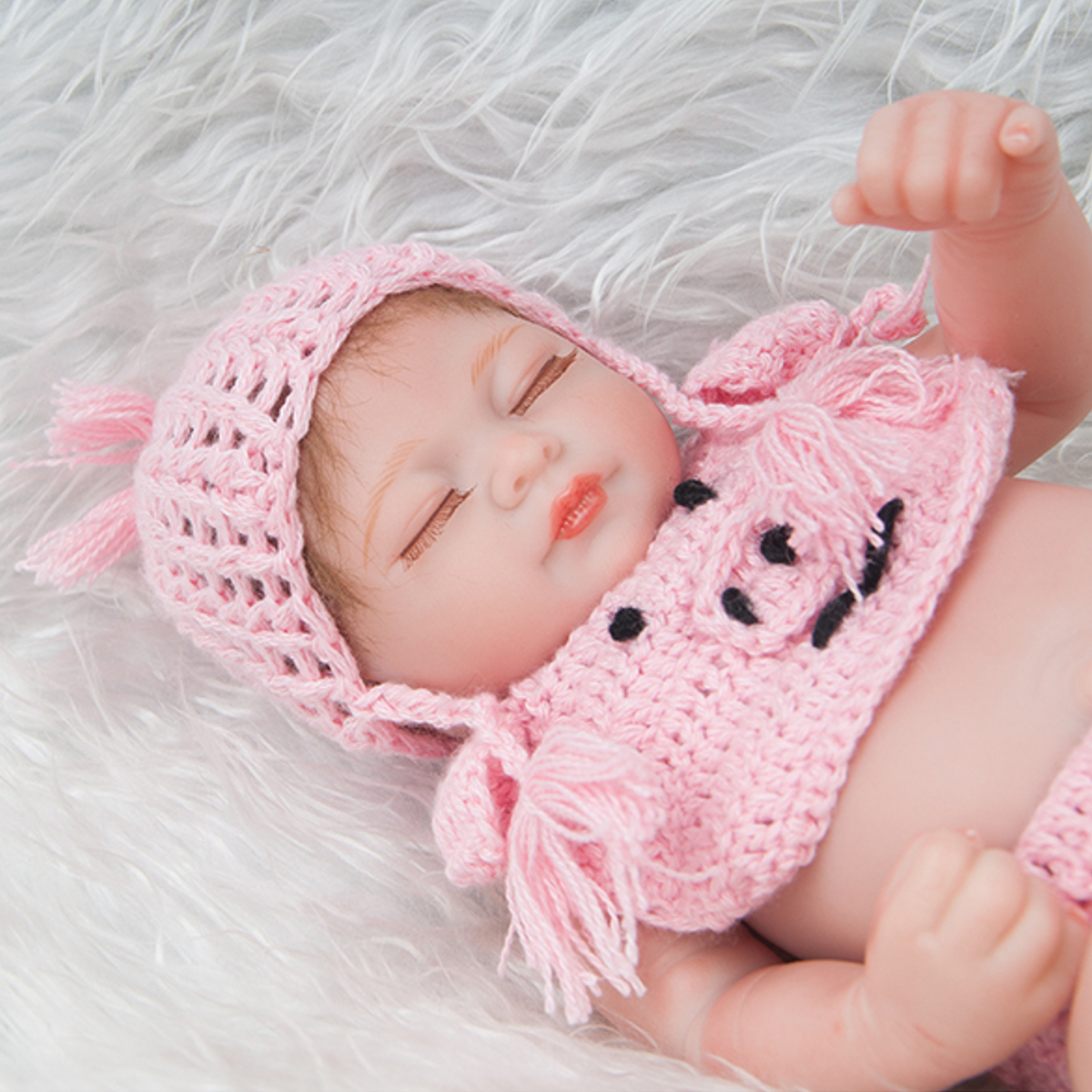28CM-Soft-Silicone-Vinyl-Realistic-Sleeping-Reborn-Lifelike-Newborn-Baby-Doll-Toy-with-Moveable-Head-1731373-6