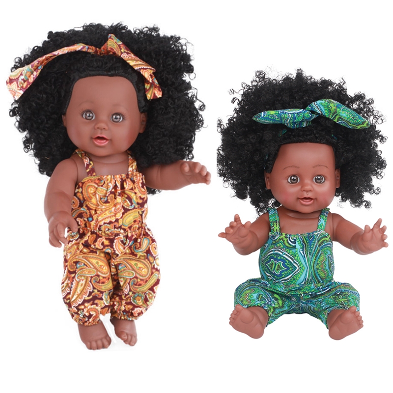 30CM-12-Inch-Cute-Soft-Silicone-Lifelike-Realistic-Arms-Legs-Moveable-Reborn-African-Baby-Doll-1701908-3