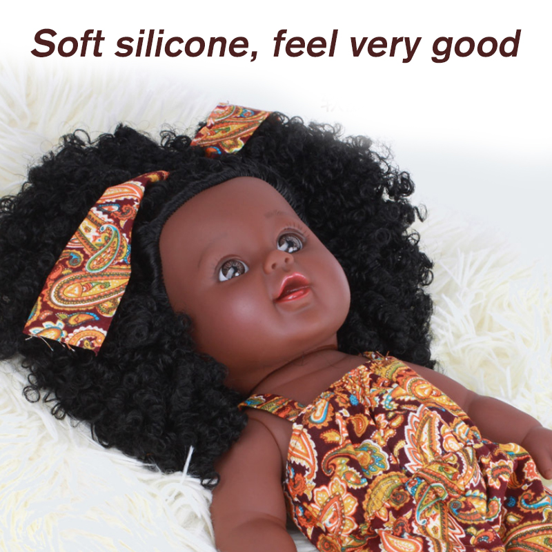 30CM-12-Inch-Cute-Soft-Silicone-Lifelike-Realistic-Arms-Legs-Moveable-Reborn-African-Baby-Doll-1701908-6