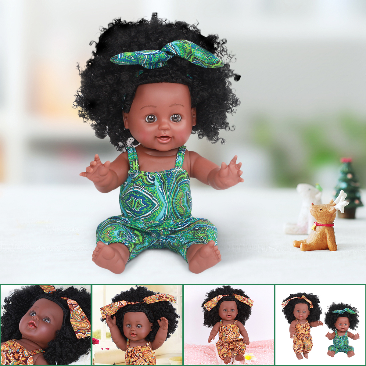 30CM-12-Inch-Cute-Soft-Silicone-Lifelike-Realistic-Arms-Legs-Moveable-Reborn-African-Baby-Doll-1701908-10