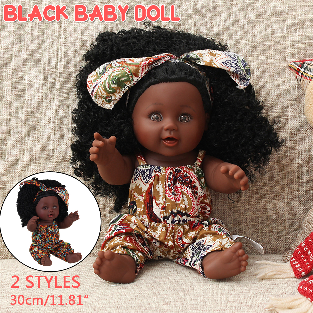 30CM-Silicone-Vinyl-African-Girl-Realistic-Reborn-Lifelike-Newborn-Baby-Doll-Toy-with-360deg-Moveabl-1817562-1
