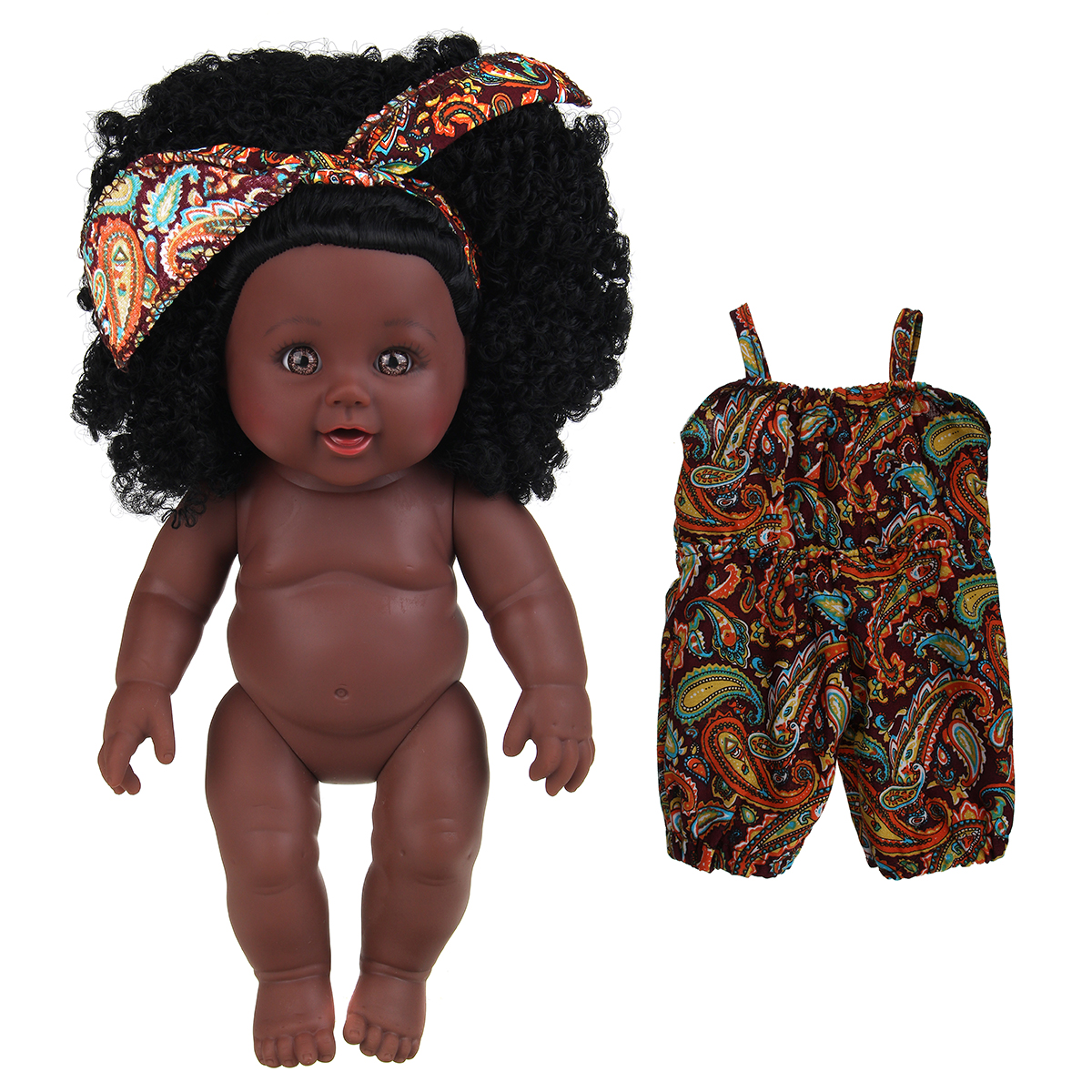 30CM-Silicone-Vinyl-African-Girl-Realistic-Reborn-Lifelike-Newborn-Baby-Doll-Toy-with-360deg-Moveabl-1817562-7