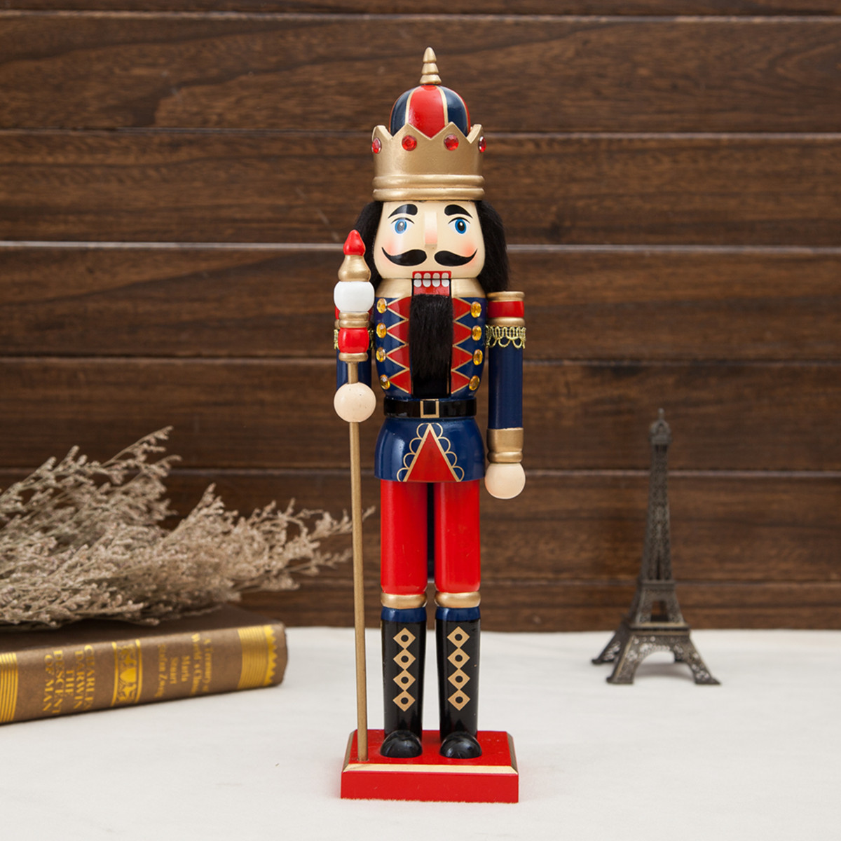 38cm-Wooden-Nutcracker-Doll-Soldier-Vintage-Handcraft-Decoration-Christmas-Gifts-1394894-8