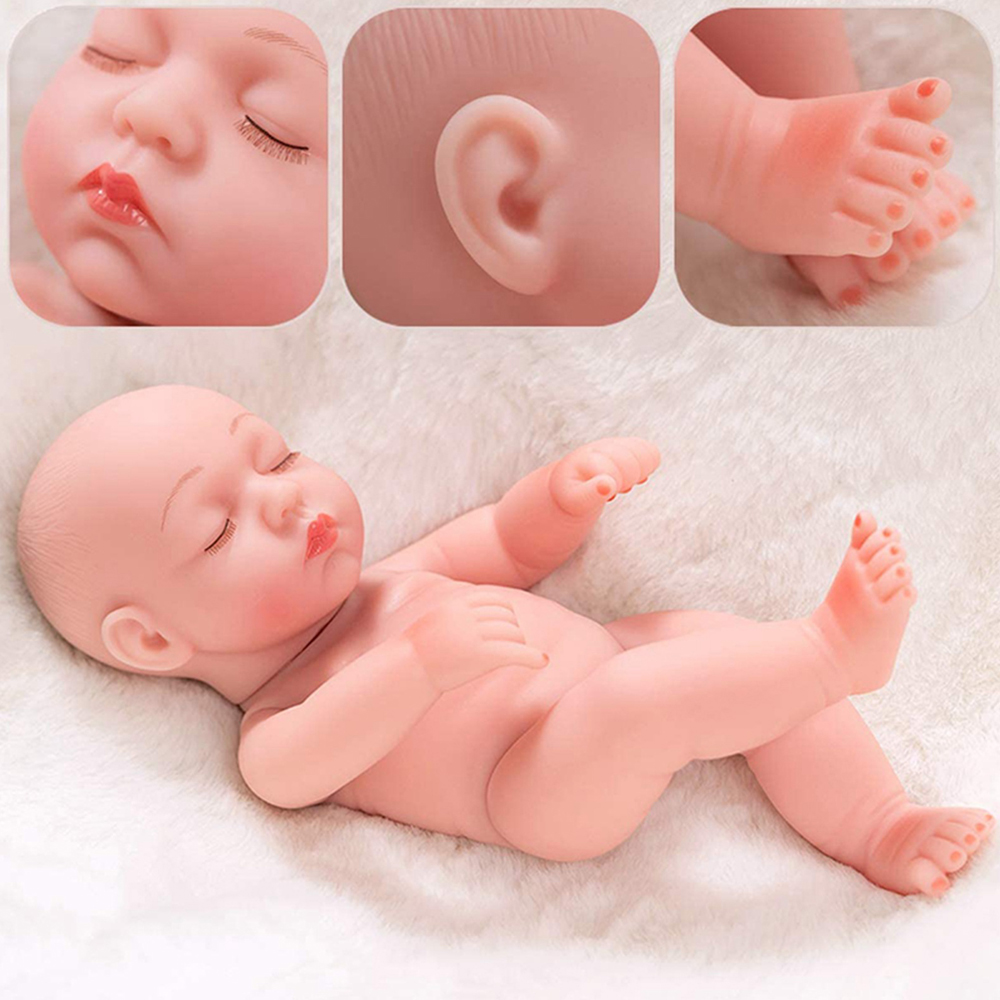 DEAR-BEI-25CM-Silicone-Vinyl-Dress-Up-Fashion-Realistic-Rebirth-Lifelike-Sleeping-Baby-Doll-Toy-for--1851738-7