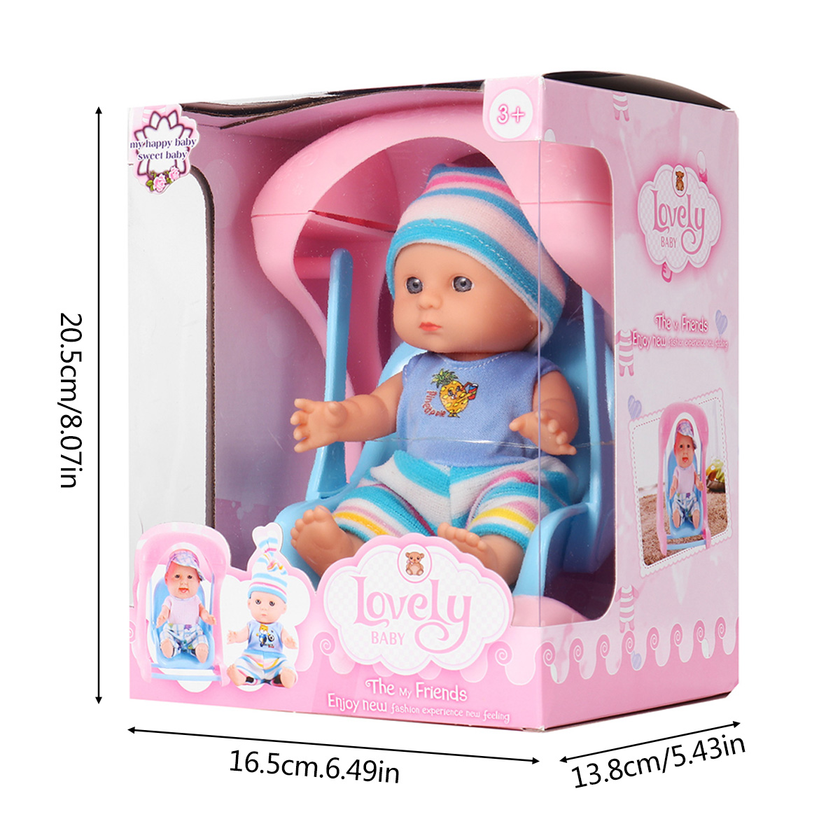 Simulation-Baby-3D-Creative-Cute-Doll-Play-House-Toy-Doll-Vinyl-Doll-Gift-1818655-24