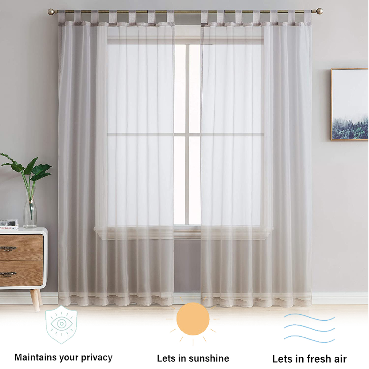 12PCS-White-Voile-Curtain-Polyester-Breathable-Tulle-Sheer-Curtains-for-Kitchen-Living-Room-Bedroom-1922438-2