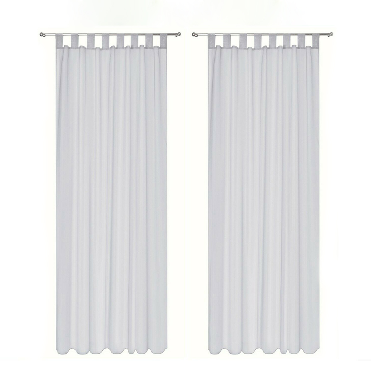 12PCS-White-Voile-Curtain-Polyester-Breathable-Tulle-Sheer-Curtains-for-Kitchen-Living-Room-Bedroom-1922438-4