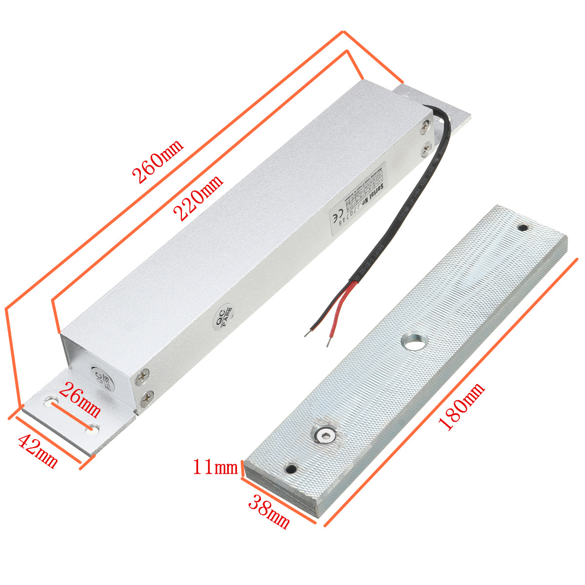 12V-Electric-Magnetic-Entry-Door-Lock-Electromagnetic-Access-Control-280KG-600LB-1334561-2