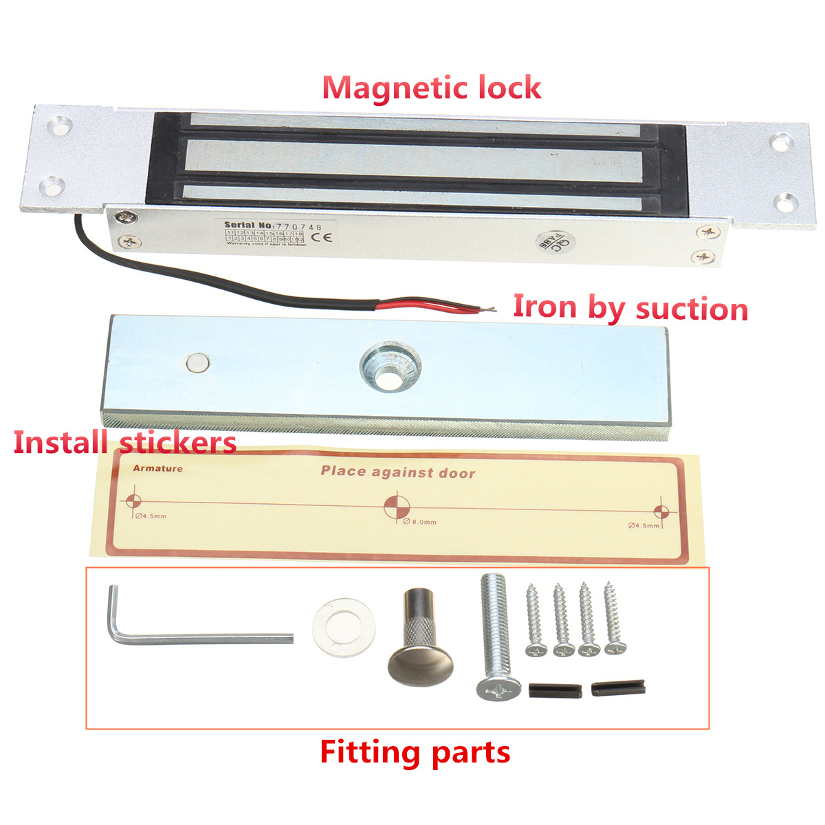 12V-Electric-Magnetic-Entry-Door-Lock-Electromagnetic-Access-Control-280KG-600LB-1334561-3